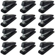 Grampeador Clipco Full Desk Preto Capacidade para 20 Folhas Pacote com 12 Unidades Grampeador Clipco Full Desk Preto Capacidade para 20 Folhas Pacote com 12 Unidades