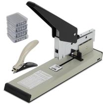 Grampeador de alta resistência Topfurn com capacidade para 210 folhas e removedor Grampeador de alta resistência Topfurn com capacidade para 210 folhas e removedor