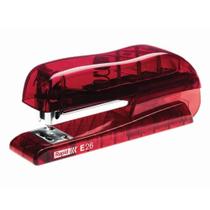Grampeador De Mesa E26 Grampea até 20 folhas Vermelho