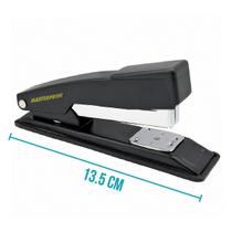 Grampeador de Mesa Metálico 13,5cm Grampos 26/6 para até 20 Folhas MP301 Masterprint