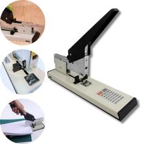 Grampeador de Papel Profissional Grande 240 Folhas Aço Metal Grampeador de Papel Profissional Grande 240 Folhas Aço Metal