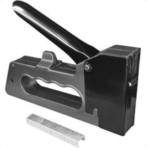 Grampeador de Tapeceiro Alta Pressão Profissional Manual+100 grampos 8MM Trabalhos Artesanais Grampeador de Tapeceiro Alta Pressão Profissional Manual+100 grampos 8MM Trabalhos Artesanais