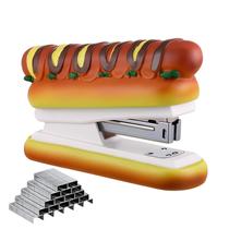 Grampeador Lerheedi em formato de hot dog com 1000 grampos Grampeador Lerheedi em formato de hot dog com 1000 grampos