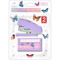 Grampeador Lilas Para 12fl Borb Com Grampo