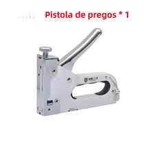 Grampeador Manual 3 Em 1 Para Madeira, Estofados, Móveis E Carpintaria Industrial