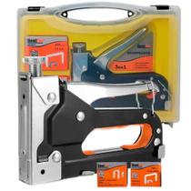 Grampeador manual 4 a 14 mm com maleta e kit de grampos - BFH0133 Grampeador manual 4 a 14 mm com maleta e kit de grampos - BFH0133