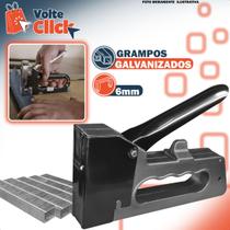Grampeador Manual Alta Pressão Profissional para Tapeçaria com 1000 Grampos Grampeador Manual Alta Pressão Profissional para Tapeçaria com 1000 Grampos