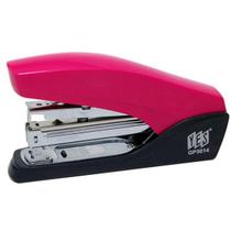 Grampeador Médio Light Force YES Rosa 24/6 26/6 Mola Resistente Retração Automática Escritório Leve