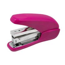 Grampeador Mesa Plástico Power Saver 25 Folhas Rosa - BRW - GP0201