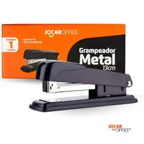 Grampeador Metal 13cm Resistente e Alta Durabilidade Grampeia até 25 folhas - Jocar office Grampeador Metal 13cm Resistente e Alta Durabilidade Grampeia até 25 folhas - Jocar office