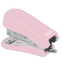 Grampeador Mini para 12 folhas G101 Rosa Claro Tilibra