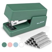 Grampeador NUSIGN Mini com capacidade para 25 folhas, verde
