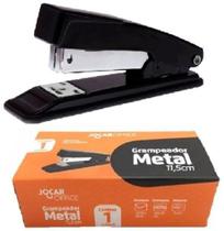 Grampeador Papel 25 Folhas Reforçado Aço Escritório Escola - Jocar Office Grampeador Papel 25 Folhas Reforçado Aço Escritório Escola - Jocar Office