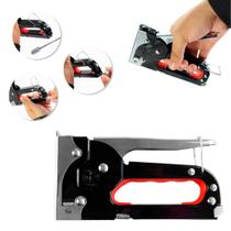 Grampeador para Tapeceiro Suporta Grampos de 04mm / 06mm / 08mm Estofamento Tapeçaria Projetos DY Reformas Reparos Grampeador para Tapeceiro Suporta Grampos de 04mm / 06mm / 08mm Estofamento Tapeçaria Projetos DY Reformas Reparos