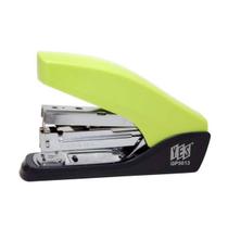 Grampeador Pequeno Light Force Yes Verde 24/6 24/8 Mola Resistente Retração Automática Escritório