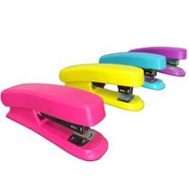 Grampeador Plástico Colors e Pastel Fiorella Sotti 11cm até 15 Folhas - Win Paper / WX Gift - Grupo Rocie