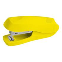 Grampeador plastico para 20fls base 12cm amarelo neon - wincy