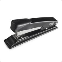 Grampeador Preto Brw Para 20 Folhas De Metal Base De 14cm Grampeador Preto Brw Para 20 Folhas De Metal Base De 14cm