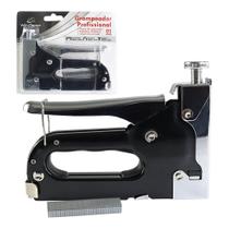 Grampeador Profissional Escritório Compacto Durável Robusto Preto