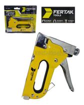 Grampeador Profissional Fertak - 3 Modelos Grampos Tapeçaria