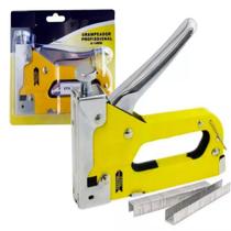 Grampeador profissional manual de tapeceiro em metal com grampos madeira forro