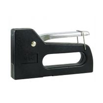 Grampeador Tapeceiro Plástico Preto com Alavanca Metálica Manual Grampeador Tapeceiro Plástico Preto com Alavanca Metálica Manual