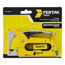 Grampeador Tapeceiro Rocama 4-8mm Madeira Tapeçaria Alta Pressão de Marca Profissional Grampos Inclusos Extras