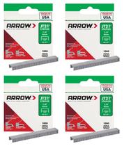 Grampeadores Arrow JT21 6 mm pacote com 1000 unidades, coroa plana Grampeadores Arrow JT21 6 mm pacote com 1000 unidades, coroa plana