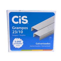 Grampo 23/10 caixa com 5000 grampos 40/70 folhas - cis