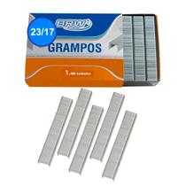 Grampo 23/17 grampear de 130 a 160fls Galvanizado BRW 1000un Grampo 23/17 grampear de 130 a 160fls Galvanizado BRW 1000un