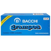 Grampo 23/6 Galvanizado Bacchi 5000 Unidades