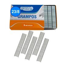 Grampo 23/8 Para Grampear 20 A 50fls Galvanizado Brw 5000un Grampo 23/8 Para Grampear 20 A 50fls Galvanizado Brw 5000un