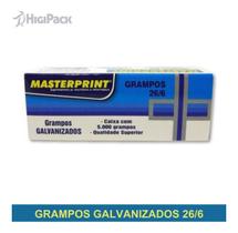 Grampo 26/6 C/5000 Galvanizado - Masterprint Grampo 26/6 C/5000 Galvanizado - Masterprint