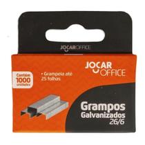 Grampo 26/6 galvanizado 1000un - jocar Grampo 26/6 galvanizado 1000un - jocar