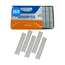 Grampo 26/6 para grampeador 20fls Galvanizado BRW 1000un