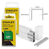 Grampo 3/8 Pol. 10mm Tipo 53 2.000UN p/ Grampeador Tapeceiro - Stanley