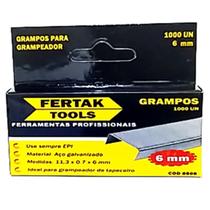 Grampo 6Mm Tipo53 Grampeador Tapeceiro Caixa 1000Pçs Fertak