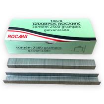 Grampo 8mm 106-8 Rocama 2500 Grampos Galvanizados Tapeceiro