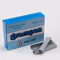 Grampo 9/8 Galvanizado Caixa Com 5000 Unidades Para 30 Folhas Bacchi Grampo 9/8 Galvanizado Caixa Com 5000 Unidades Para 30 Folhas Bacchi