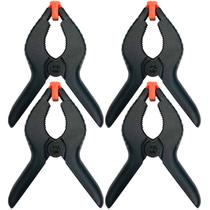 Grampo Aperto Rápido Multiuso 6" Com Mola De Aço Reforçada e Garras Articuladas KIT 4 UN