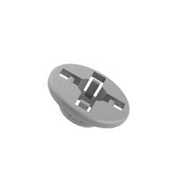 Grampo articulacao haste da vareto do capo 8mm cinza claro ( unitario )