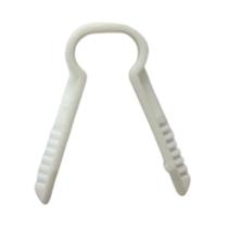 Grampo Bucha Clamp fixa fio C8 Branco 50 UN.