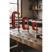 Grampo C Sargento 3 Peças: 1", 2", 3" Fixação Firme