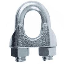 Grampo (clips) Para Cabo De Aço 1/2 - 12,70mm Galvanizado - Fertak