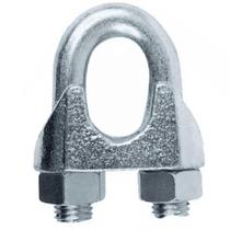 Grampo (Clips) para Cabo de Aço 1/8 - 3,18mm Galvanizado - Fertak Grampo (Clips) para Cabo de Aço 1/8 - 3,18mm Galvanizado - Fertak