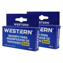 Grampo Com 8mm Para Grampeador De Tapeceiro Com 2000 Grampos Grampo Com 8mm Para Grampeador De Tapeceiro Com 2000 Grampos