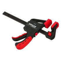 Grampo de Aperto Rápido (Sargento) 6" (150mm) para Fixação Somar By Schulz Grampo de Aperto Rápido (Sargento) 6" (150mm) para Fixação Somar By Schulz