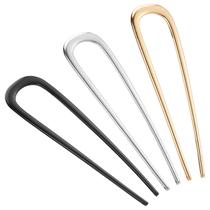 Grampo de Cabelo BEoffer 3 Unidades Grampos Franceses de Metal Dourado e Preto Grampo de Cabelo BEoffer 3 Unidades Grampos Franceses de Metal Dourado e Preto
