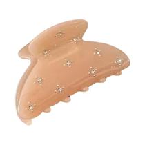 Grampo de cabelo cravejado de diamantes requintado com temperamento fresco para mulheres
