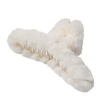 Grampo de cabelo de pelúcia tamanho grande outono inverno grampos de cabelo grampo bonito feminino garra de cabelo novo Grampo de cabelo de pelúcia tamanho grande outono inverno grampos de cabelo grampo bonito feminino garra de cabelo novo